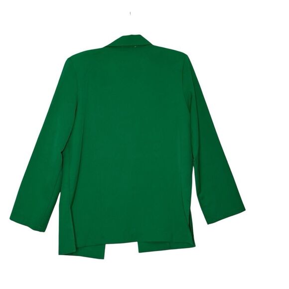 Altar’d State Green Long Double Breasted Open Blazer | M - Picture 2 of 7